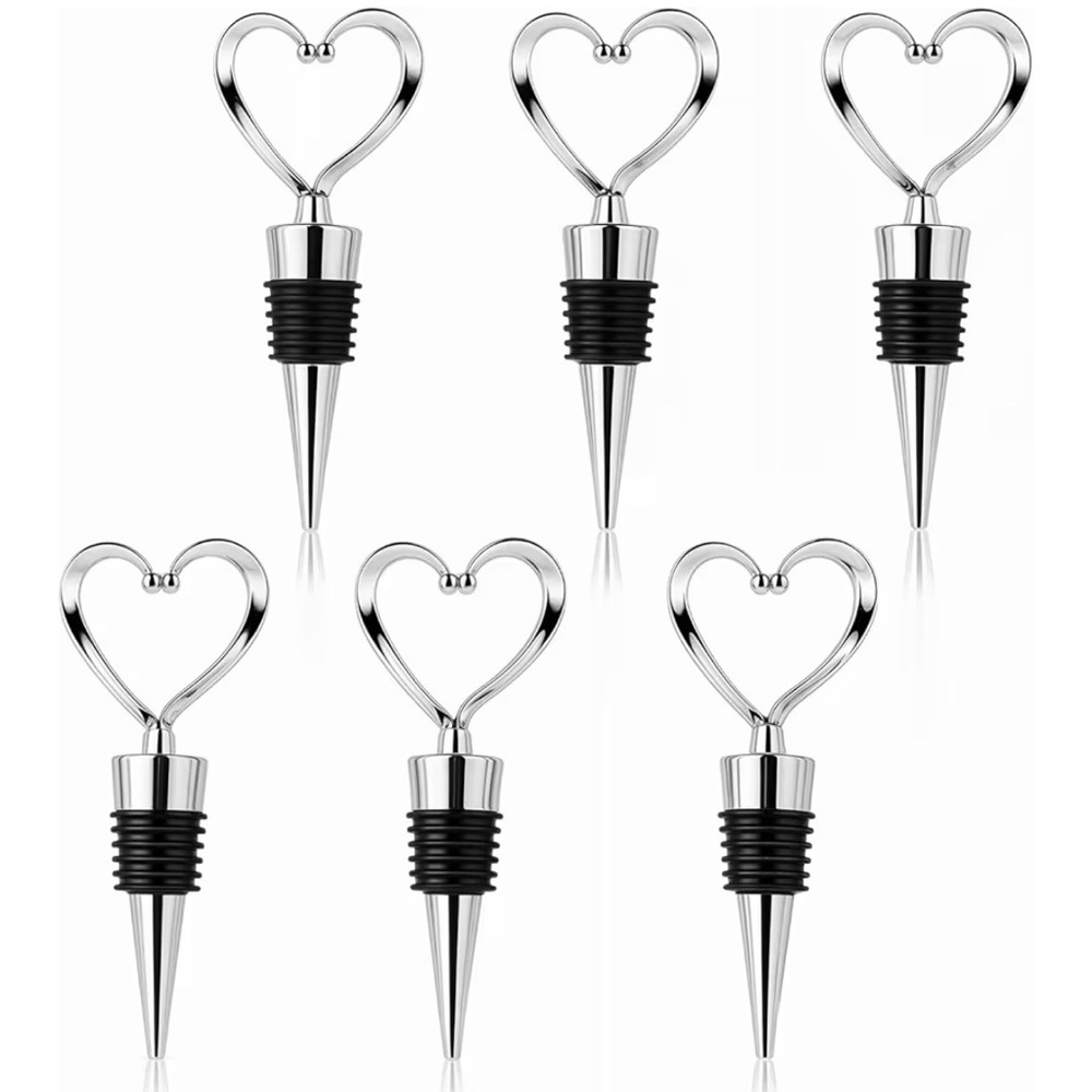 20 Heart-Shaped Wine Bottle Stoppers